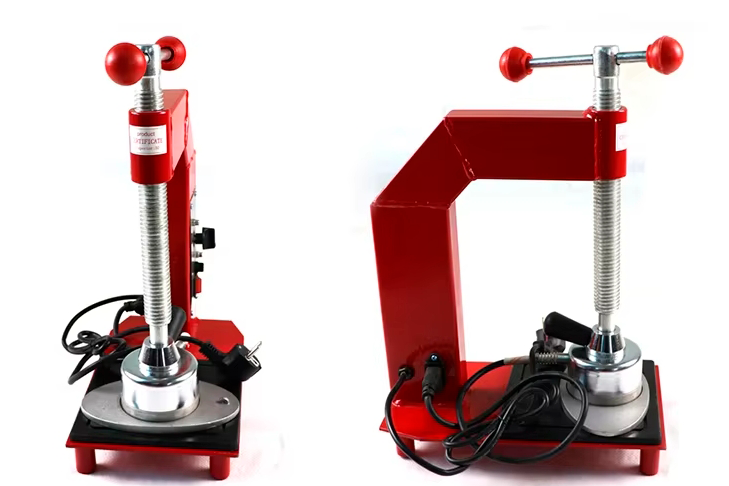 Timing vulcanization tire repair machine